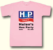 HP Saucy hens party t shirt